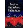 Logic In Elementary Mathematics door Robert M. Exner