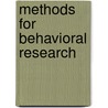 Methods for Behavioral Research by Paul D. Cherulnik