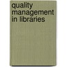 Quality Management In Libraries door K. Badas