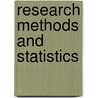 Research Methods And Statistics door Maureen A. Mccarthy