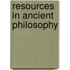 Resources In Ancient Philosophy door James B. Allis