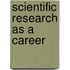 Scientific Research As A Career