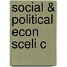Social & Political Econ Sceli C door Michael Anderson