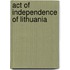 Act Of Independence Of Lithuania