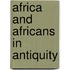 Africa And Africans In Antiquity