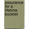 Assurance For A Lifetime Booklet door Marilyn Meberg