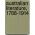 Australian Literature, 1788-1914
