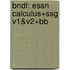 Bndl: Essn Calculus+Ssg V1&V2+Bb