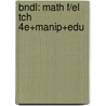 Bndl: Math F/El Tch 4e+Manip+Edu door Tom Bassarear