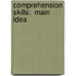 Comprehension Skills:  Main Idea