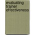 Evaluating Trainer Effectiveness