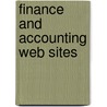 Finance And Accounting Web Sites door Peter Weddle