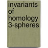 Invariants Of Homology 3-Spheres door Nikolai Saveliev