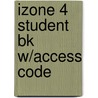 Izone 4 Student Bk W/Access Code door Graeme Todd