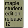 Maple Student Edition Release 12 door Name Not Found