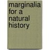 Marginalia for a Natural History door Keith Taylor