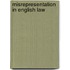 Misrepresentation in English Law