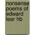 Nonsense Poems Of Edward Lear Hb