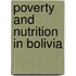 Poverty And Nutrition In Bolivia