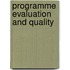 Programme Evaluation And Quality