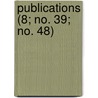 Publications (8; No. 39; No. 48) by Shakespeare Society