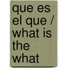 Que es el que / What Is The What door Dave Eggers