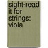 Sight-Read It For Strings: Viola
