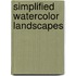 Simplified Watercolor Landscapes