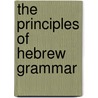 The Principles Of Hebrew Grammar door Jan Pieter Nicolaas Land