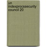 Un Indexprocssecurity Council 20 door Department United Nations