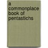 A Commonplace Book Of Pentastichs