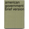 American Government Brief Version door lady Wilson