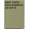 Apex Maths Word Problems Cd-Rom 6 door Paul Harrison