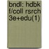 Bndl: Hdbk F/Coll Rsrch 3e+Edu(1)