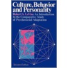 Culture, Behavior and Personality door Robert Alan Levine