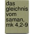 Das Gleichnis Vom Saman, Mk 4,2-9