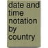 Date And Time Notation By Country