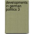 Developments In German Politics 3