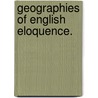 Geographies Of English Eloquence. by Catherine Nicholson
