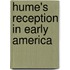 Hume's Reception In Early America
