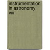 Instrumentation In Astronomy Viii door David L. Crawford