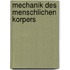 Mechanik Des Menschlichen Korpers