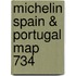 Michelin Spain & Portugal Map 734