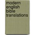 Modern English Bible Translations