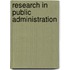 Research In Public Administration