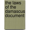 The Laws Of The Damascus Document door Charlotte Hempel