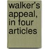 Walker's Appeal, in Four Articles