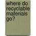 Where Do Recyclable Materials Go?