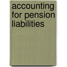 Accounting For Pension Liabilities door Katrin Brugger