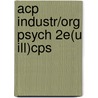 Acp Industr/Org Psych 2e(U Ill)Cps door Jay Ed. Levy